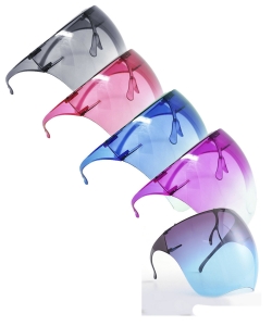 Package of 10 Pieces Gradient Acrylic Full Face Shield FS009GPP
